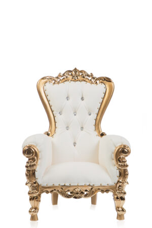 Lenox Shellback throne White/Gold