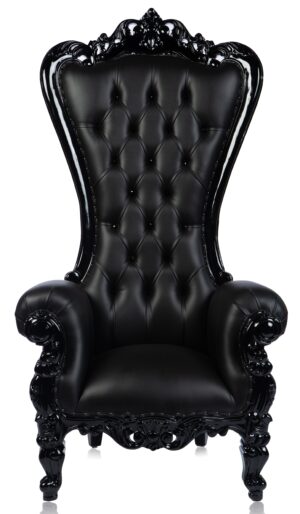 Vintage "Dark Knight" Shellback Throne (Black/Black)