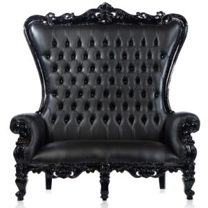 Vintage "Dark Knight" Double Throne (Black/Black)